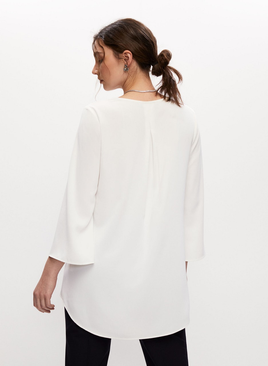 Layered Effect Asymmetric Blouse