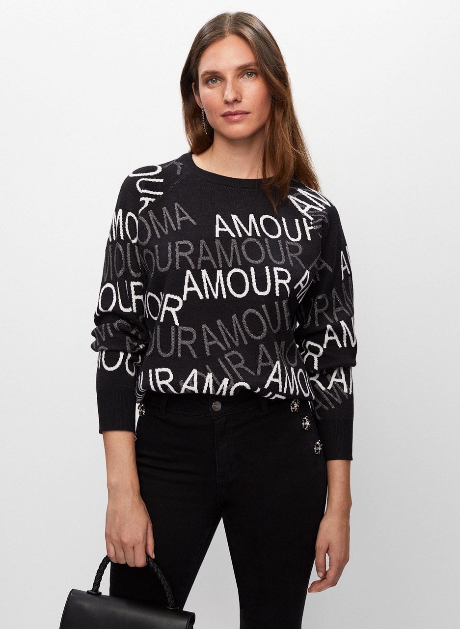 Frank Lyman - Printed Pullover Sweater