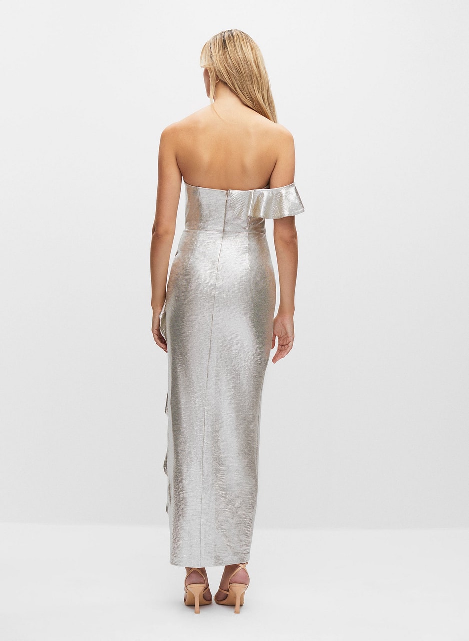 Aidan Mattox - Asymmetrical Flounce Gown