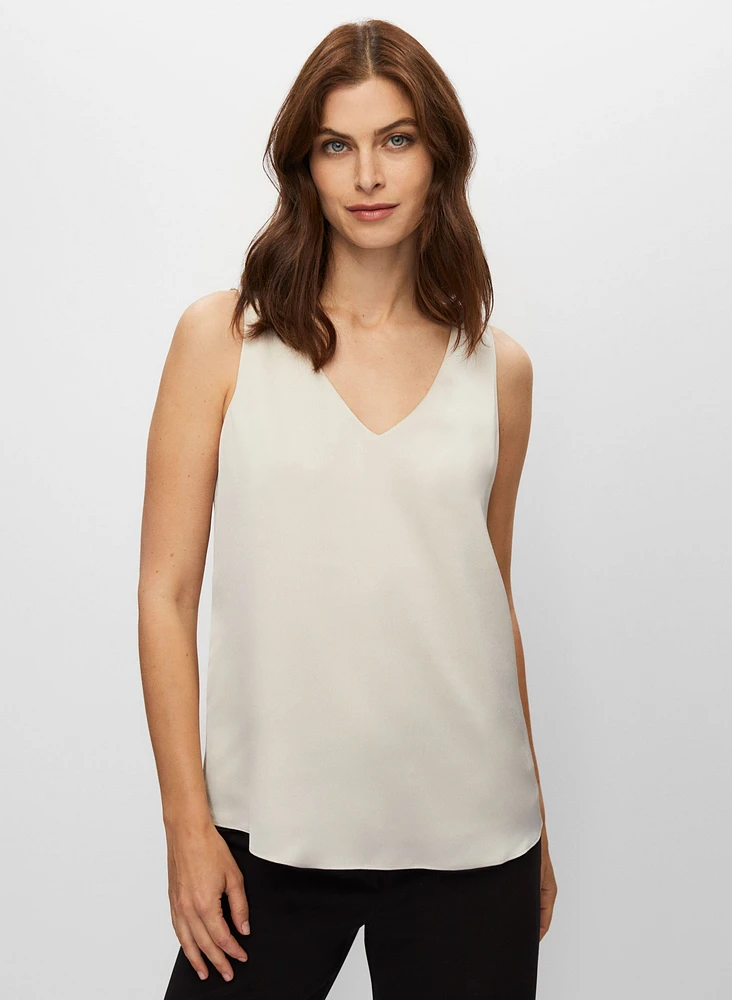 Sleeveless V-Neck Top