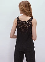 Lace Back Pyjama Set