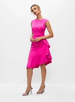 Eliza J - Asymmetric Ruffle Dress