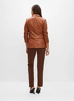 Joseph Ribkoff - Vegan Leather Blazer