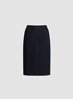 Denim Pencil Skirt