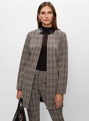 Long Plaid Jacket