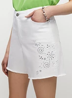 Embroidery Detail Shorts