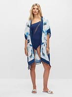 Paisley Print Swim Cover-Up