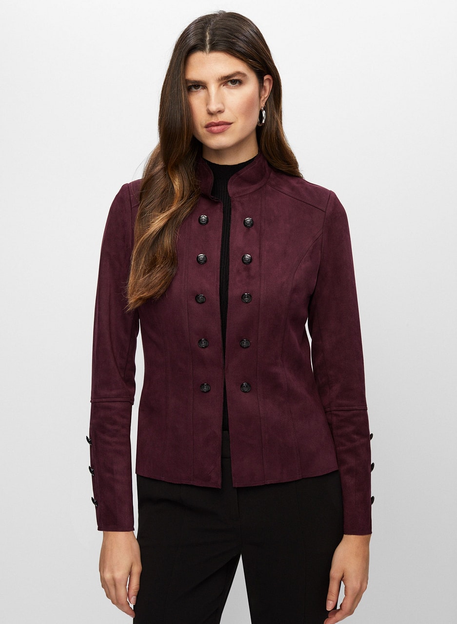 Structured Button Detail Jacket