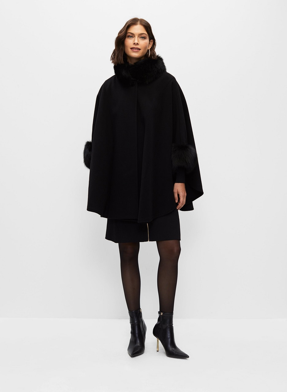 Mallia - Wool & Cashmere Blend Cape