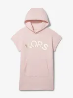 Logo Cotton Hoodie Dress