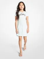 Stretch Cotton Logo T-Shirt Dress