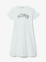 Stretch Cotton Logo T-Shirt Dress