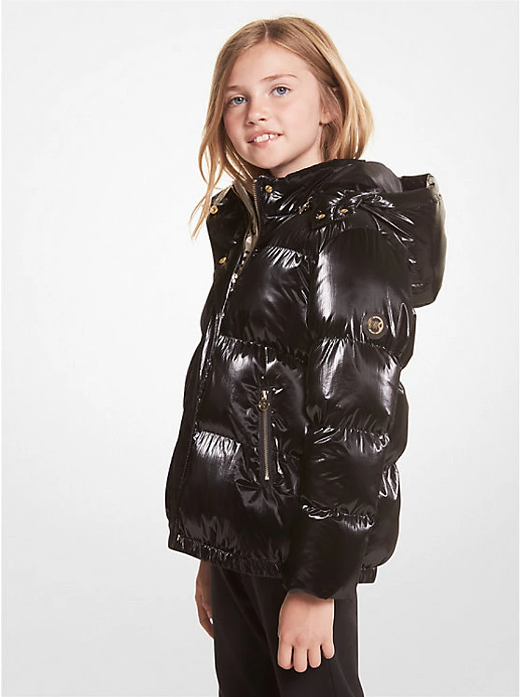 Quilted Ciré Puffer Jacket