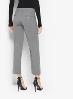 Stretch-Wool Cropped Pants