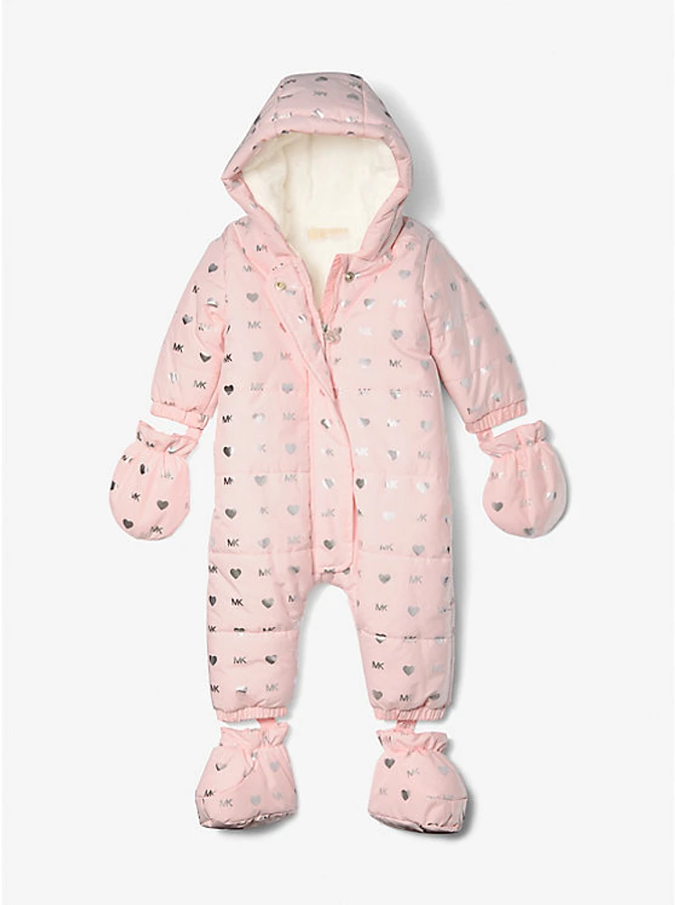 Metallic Logo Snowsuit