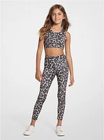 Leopard Logo Leggings