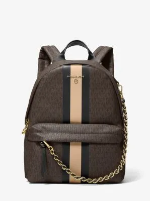 Slater Medium Logo Stripe Backpack