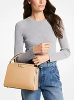 Karlie Medium Leather Satchel