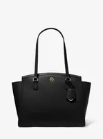 Chantal Large Pebbled Leather Tote Bag