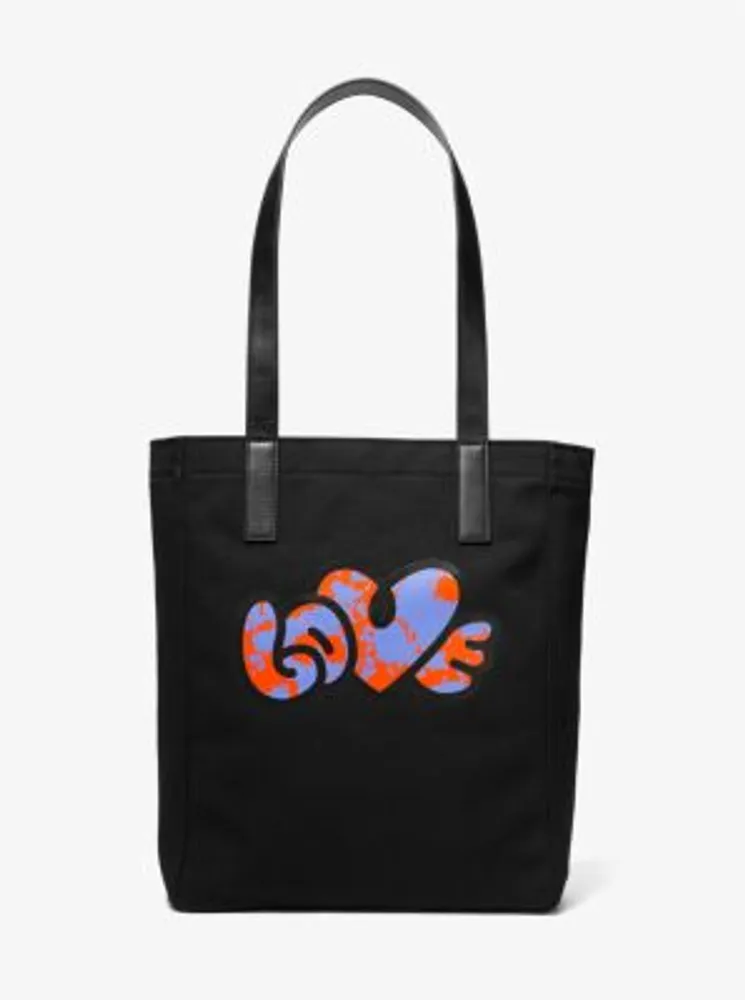 Watch Hunger Stop LOVE Large Cotton Canvas Tote Bag