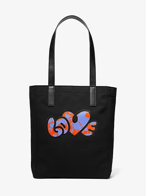 Watch Hunger Stop LOVE Large Cotton Canvas Tote Bag