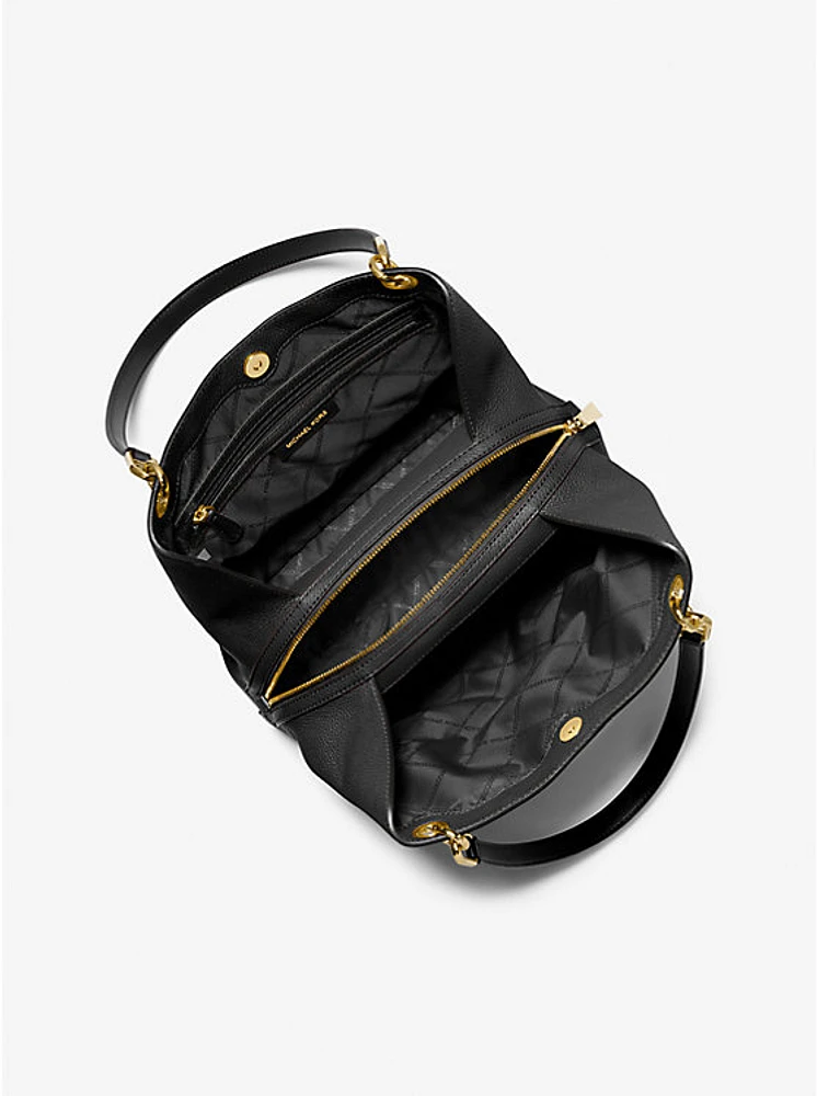 Kensington Large Pebbled Leather Tote Bag
