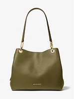 Kensington Large Pebbled Leather Tote Bag