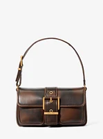 Colby Medium Burnished Leather Shoulder Bag