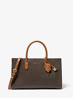 Scarlett Medium Signature Logo Satchel