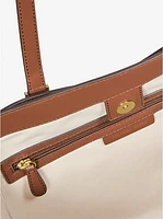 Bolso tote Taryn grande de piel