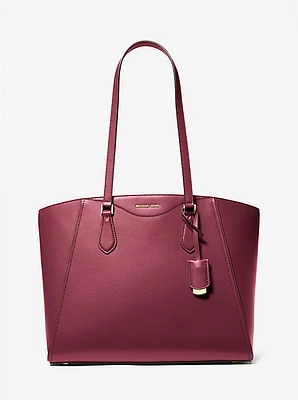 Bolso tote Taryn grande de piel