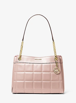 Susan Medium Quilted Leather Tote Bag