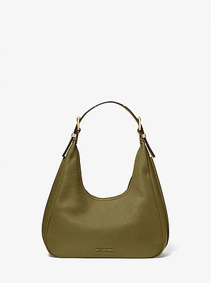 Nolita Pebbled Leather Hobo Shoulder Bag