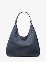 Nolita Large Nubuck Hobo Shoulder Bag