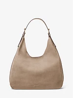 Nolita Large Nubuck Hobo Shoulder Bag