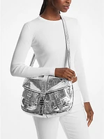 Darrington Large Crackled Leather Shoulder Bag