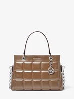 Susan Medium Quilted Leather Tote Bag