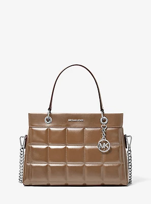 Susan Medium Quilted Leather Tote Bag