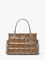 Susan Medium Quilted Leather Tote Bag