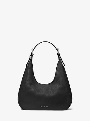 Nolita Small Pebbled Leather Hobo Shoulder Bag