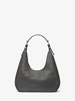 Nolita Small Pebbled Leather Hobo Shoulder Bag