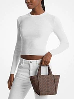 Jordi Small Empire Monogram Tote Bag