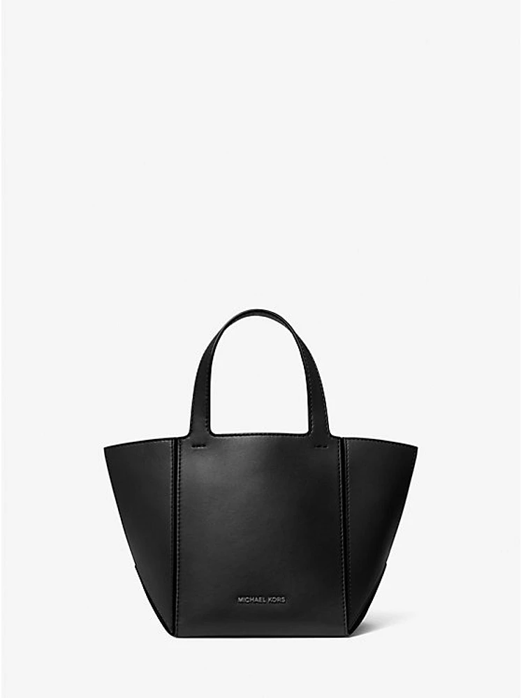 Jordi Small Leather Tote Bag