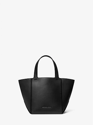Jordi Small Leather Tote Bag