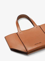 Jordi Small Leather Tote Bag