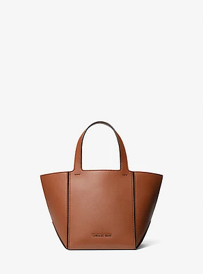 Jordi Small Leather Tote Bag