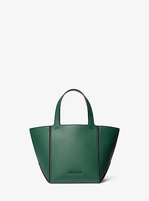 Jordi Small Leather Tote Bag