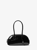 Lulu Small Patent Leather Satchel