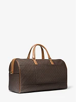 Bedford Travel Extra-Large Signature Logo Stripe Weekender Bag