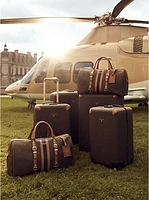 Bedford Travel Extra-Large Signature Logo Stripe Weekender Bag